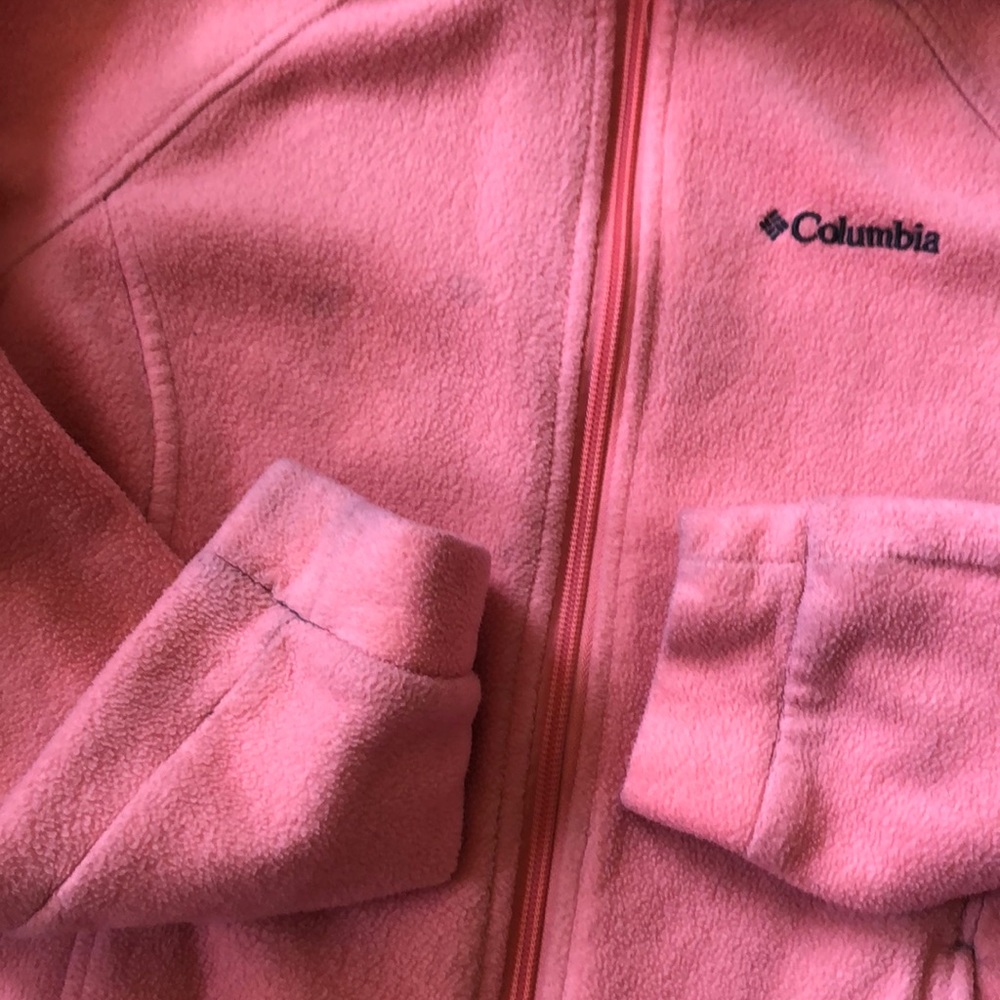 Girls Columbia fleece full zip - Picture 2 of 3